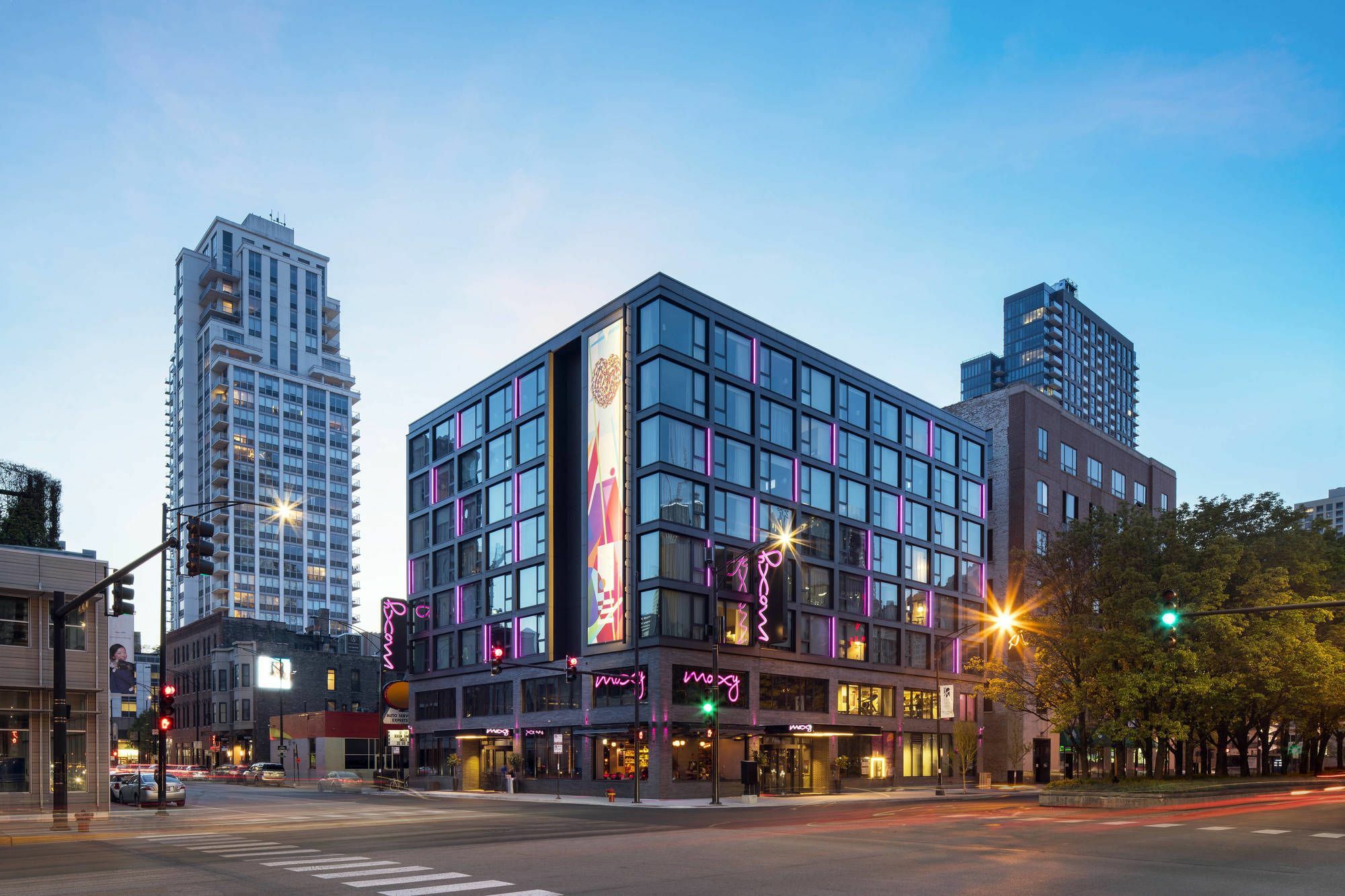 מלון Moxy Chicago Downtown מראה חיצוני תמונה
